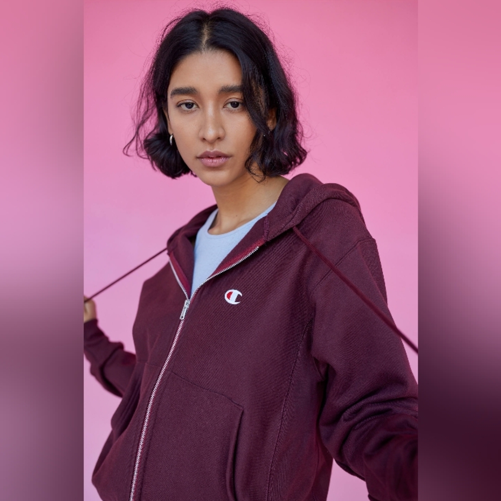 NWT Champion Reverse Weave Oversized Zip Hoodie